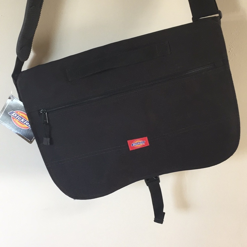 Dickies Black Messenger Bag NWT